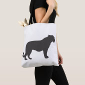 Tiger Silhouette Tote Bag (Dichtbij)