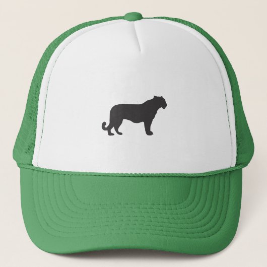 Tiger Silhouette Trucker Pet (Voorkant)