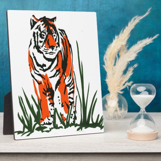 Tiger Silkscreen Fotoplaat (Zijkant)