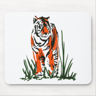 Tiger Silkscreen Muismat
