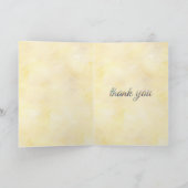 Tiger sitting on a sports car  bedankkaart (Binnen)