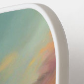 Tiger sitting on a sports car  pickleball paddle (Links Detail)