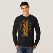 Tiger Skateboard Wildlife Animal Zoo Zookeeper T-shirt (Voorkant volledig)