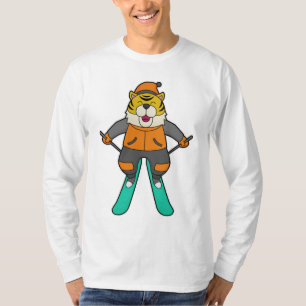 Tiger Skier Ski T-shirt