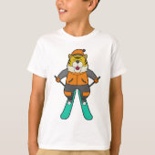Tiger Skier Ski T-shirt (Voorkant)