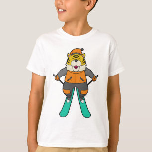 Tiger Skier Ski T-shirt
