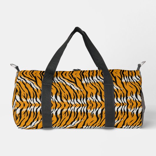 Tiger Skin Animal Print Patroon Ontwerp Plunjezak (Voorkant)