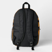Tiger Skin Back Pack Bedrukte Rugzak (Achterkant)