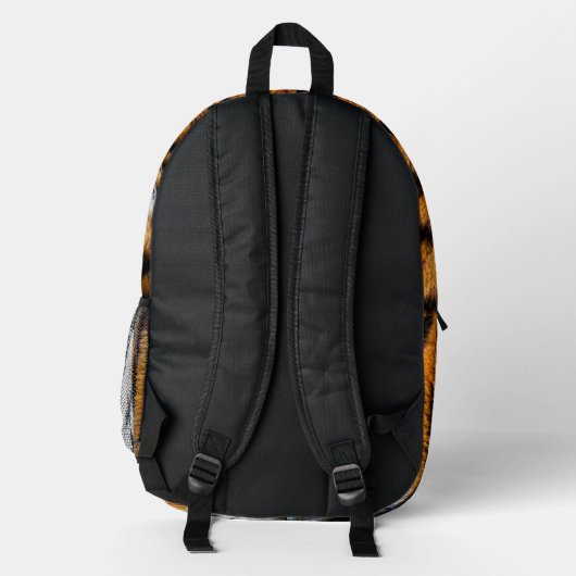 Tiger Skin Back Pack Bedrukte Rugzak (Achterkant)