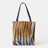 Tiger Skin Canvas tas (Achterkant)