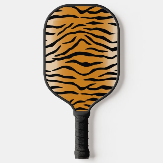 Tiger Skin Fur Pattern Pickleball Paddle (Voorkant)
