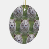 Tiger Skin Print, Safari Animal, Mannen Kinderen Keramisch Ornament (Rechts)