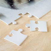 Tiger Snow Mountains Animal Trendy Foto Legpuzzel (Zijkant)