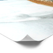 Tiger Snow Mountains Winter Natuur Foto afdrukken Poster (Hoek)