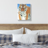 Tiger Snow Mountains Winter Natuur Photo Canvas (Insitu (Slaapkamer))