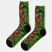 Tiger Socks | Natuur Oerwoud Tiger Socks Sokken (Links)