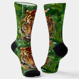 Tiger Socks | Natuur Oerwoud Tiger Socks Sokken