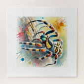Tiger Spider 260824AREF109 - Watercolor Legpuzzel (Horizontaal)