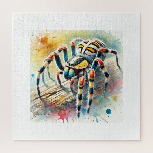 Tiger Spider 260824AREF109 - Watercolor Legpuzzel (Verticaal)
