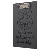 Tiger Spirit: kracht en leiderschap Klembord (Links)