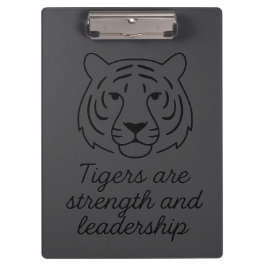 Tiger Spirit: kracht en leiderschap Klembord