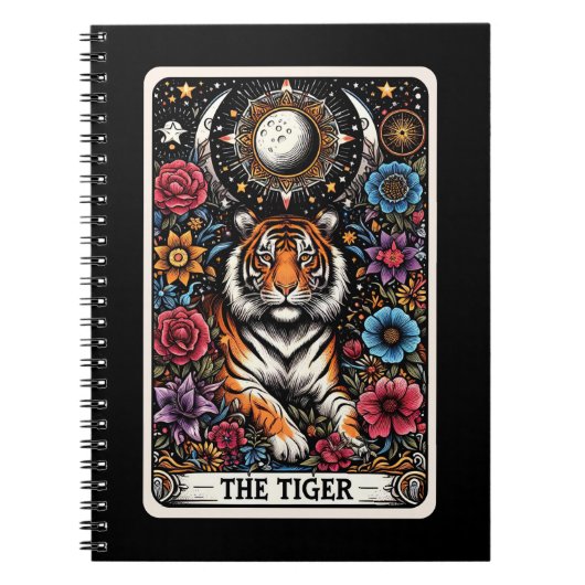Tiger Spirit Tarot Kaart Notitieboek (Voorkant)