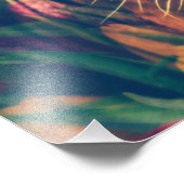 Tiger Spring Digital Art Collage Foto Afdruk (Hoek)