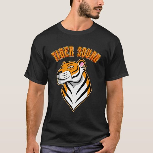 Tiger Squad Wildlife Dieren Natuur Lover Big Cats T-shirt (Voorkant)