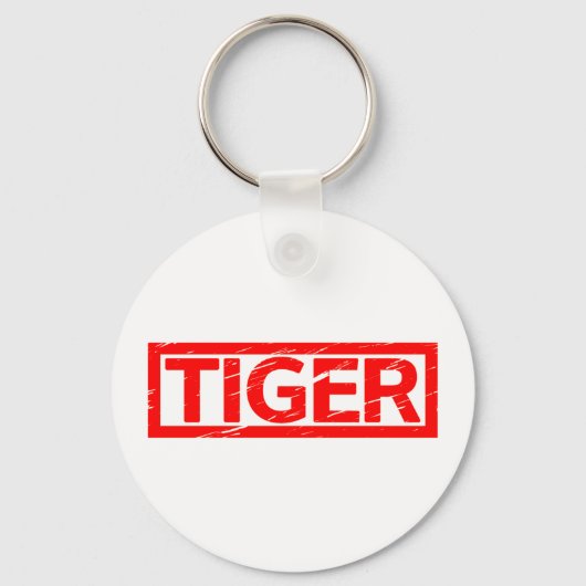 Tiger Stamp Sleutelhanger (Voorkant)
