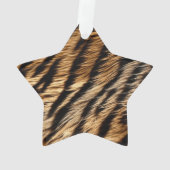 "Tiger" stervormig acryl Ornament (achterkant)