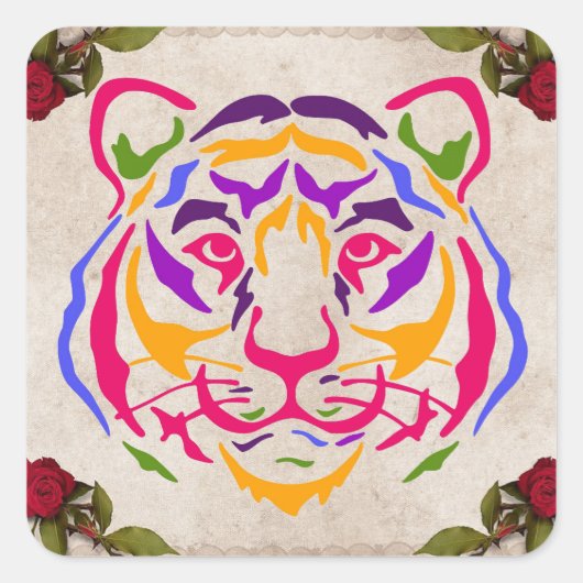 Tiger Sticker (Voorkant)