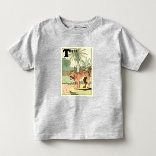 Tiger Storybook geïllustreerd Kinder Shirts