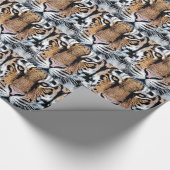 Tiger streept portret in de Grafische Stijl van de Cadeaupapier (Hoek)