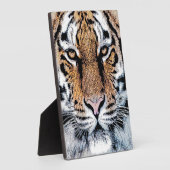 Tiger streept portret in de Grafische Stijl van de Fotoplaat (Zijkant)