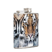 Tiger streept portret in de Grafische Stijl van de Heupfles (Rechts)