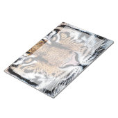 Tiger streept portret in de Grafische Stijl van de Notitieblok (Schuin)