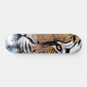 Tiger streept portret in de Grafische Stijl van de Persoonlijk Skateboard (Horizontaal)