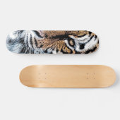 Tiger streept portret in de Grafische Stijl van de Skateboard (Horizontaal)