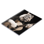 Tiger Strings – Elegant Musical Art Notitieboek (Linkerzijde)