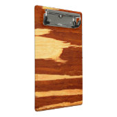 Tiger Stripe Bamboo Wood Grain Kijk uit Mini Klembord (Schuin)