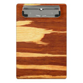 Tiger Stripe Bamboo Wood Grain Kijk uit Mini Klembord (Voorkant)