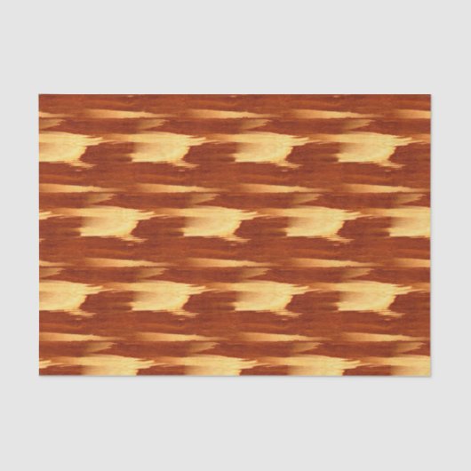 Tiger Stripe Bamboo Wood Grain Kijk uit Tissuepapier (Voorkant)