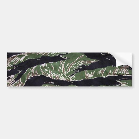 Tiger Stripe Camo Bumpersticker (Voorkant)