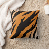 Tiger Stripe design on throw cushion Kussen (Deken)