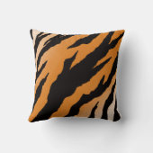 Tiger Stripe design on throw cushion Kussen (Achterkant)
