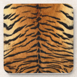 Tiger Stripe Fur Print Bier Onderzetter