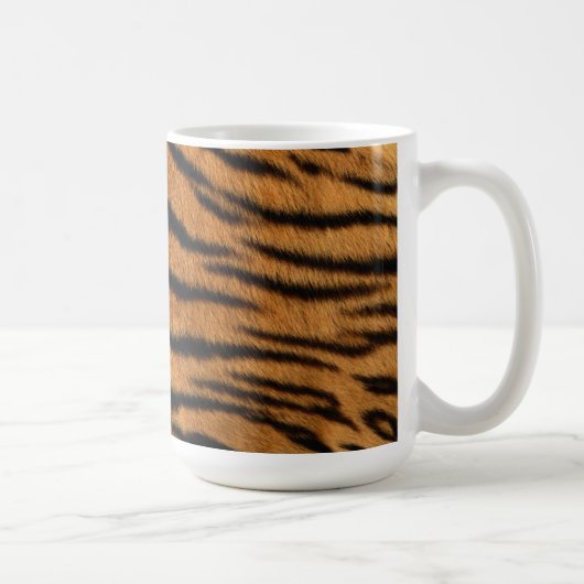 Tiger Stripe Fur Print Koffiemok (Rechts)