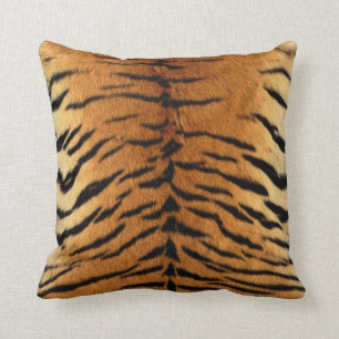 Tiger Stripe Fur Print Kussen