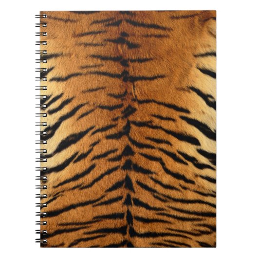 Tiger Stripe Fur Print Notitieboek (Voorkant)