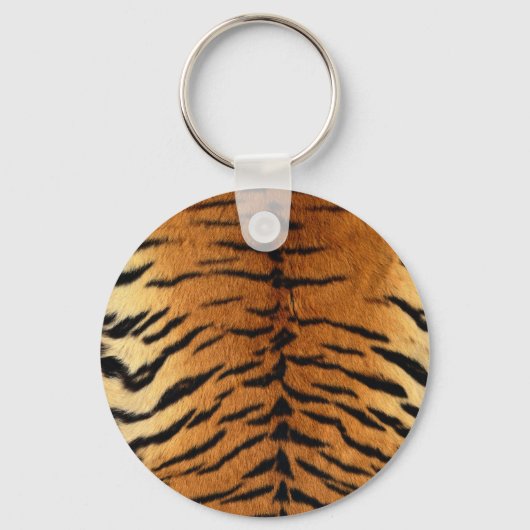 Tiger Stripe Fur Print Sleutelhanger (Voorkant)